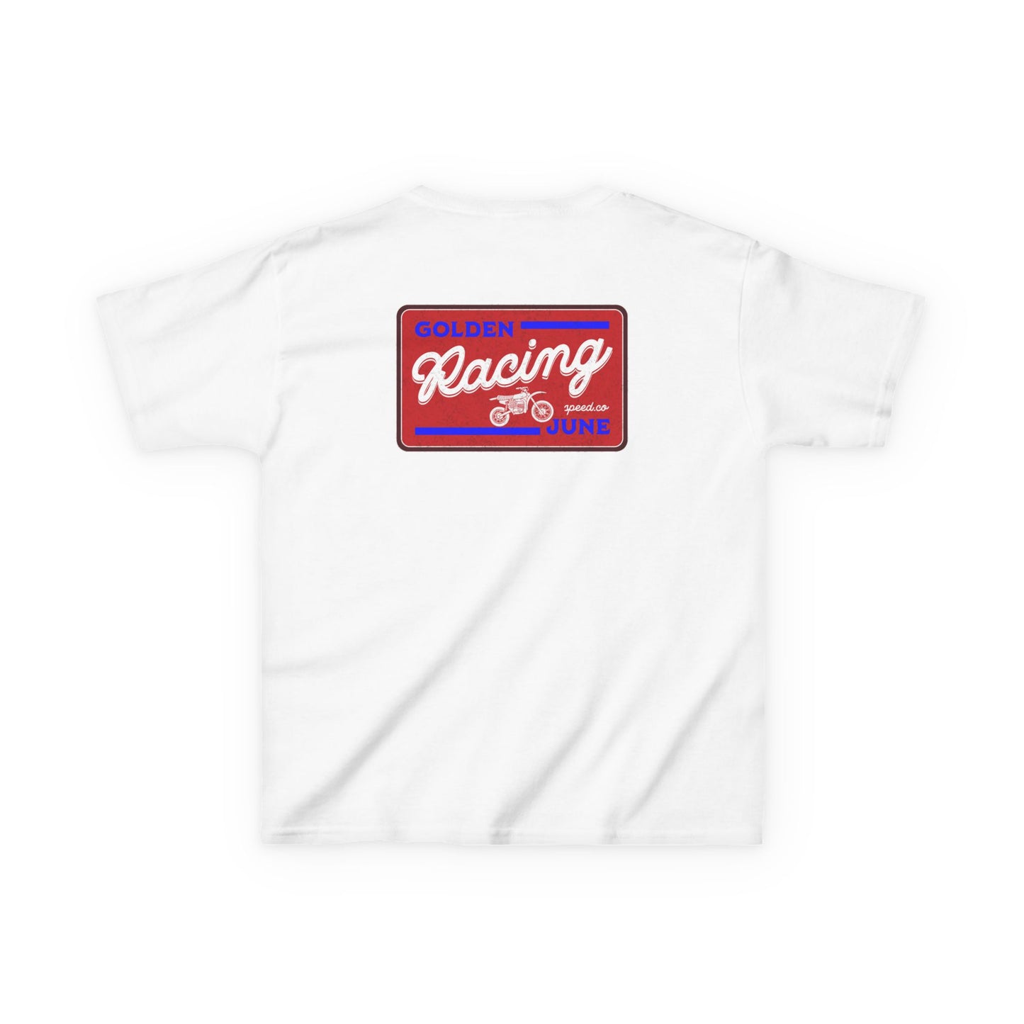 Kids Golden June SpeedCo Patriotic Racing Tee