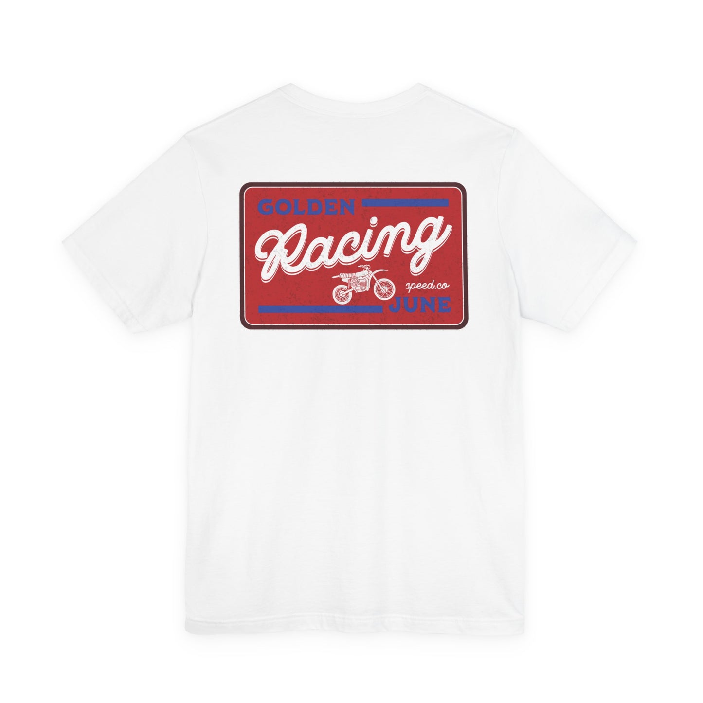 Golden June SpeedCo Patriotic Racing Tee