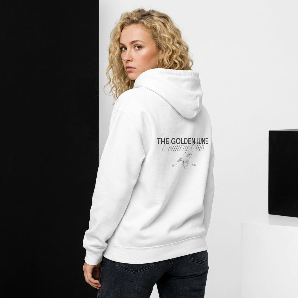 GoldenJune County Club Horse Hoodie