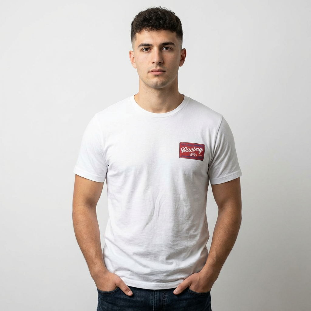 Golden June SpeedCo Patriotic Racing Tee