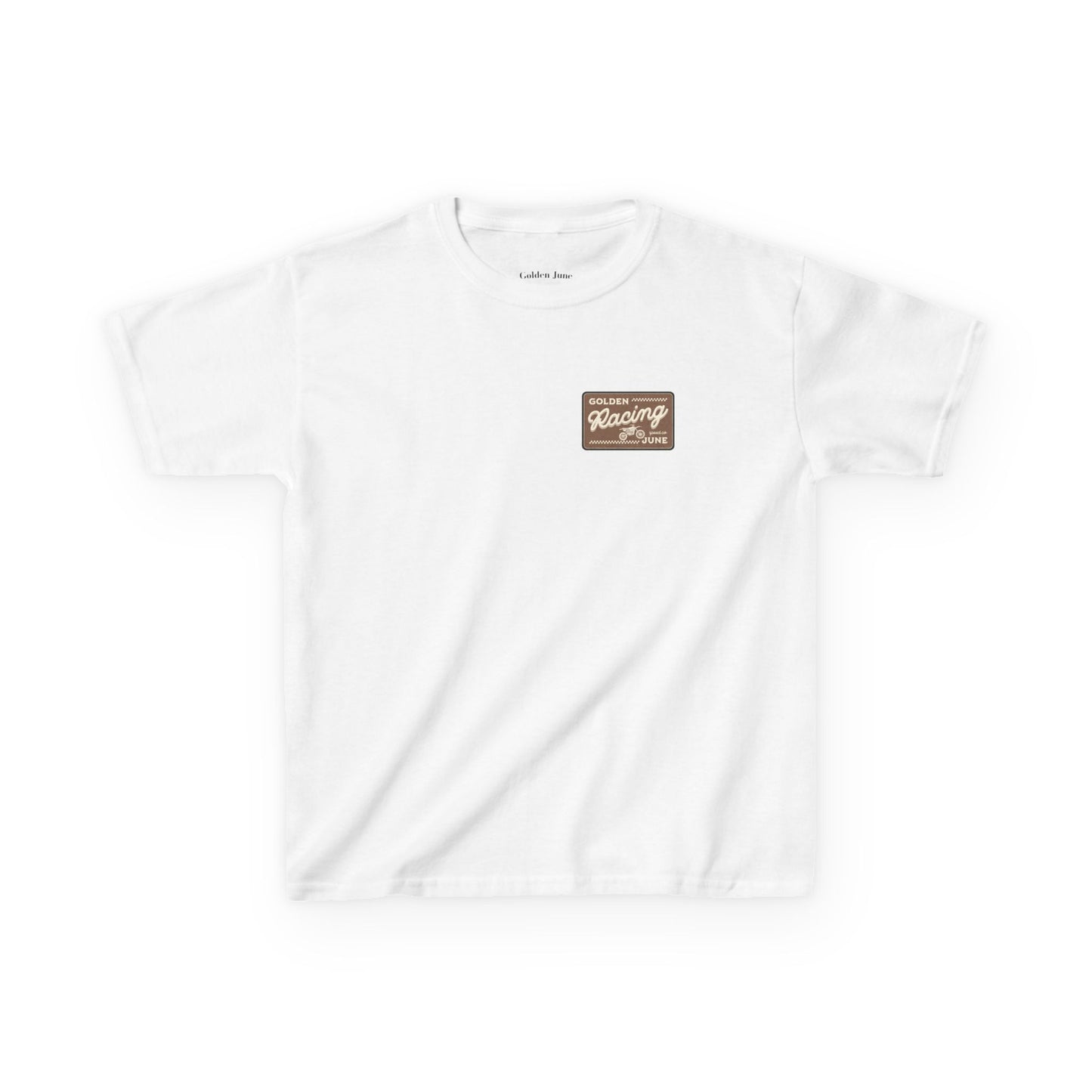 Kids Vintage Racing Tee - Golden June Racing Speed Co Design