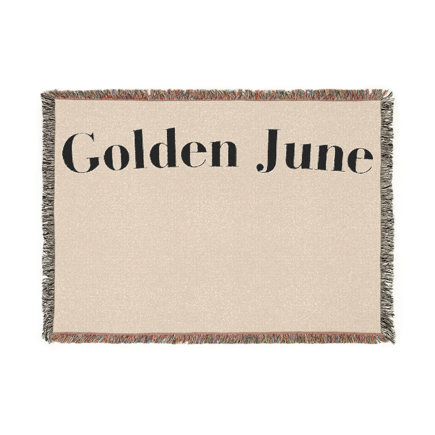 Woven Blanket - Golden June Chic Cozy Classic American Charm