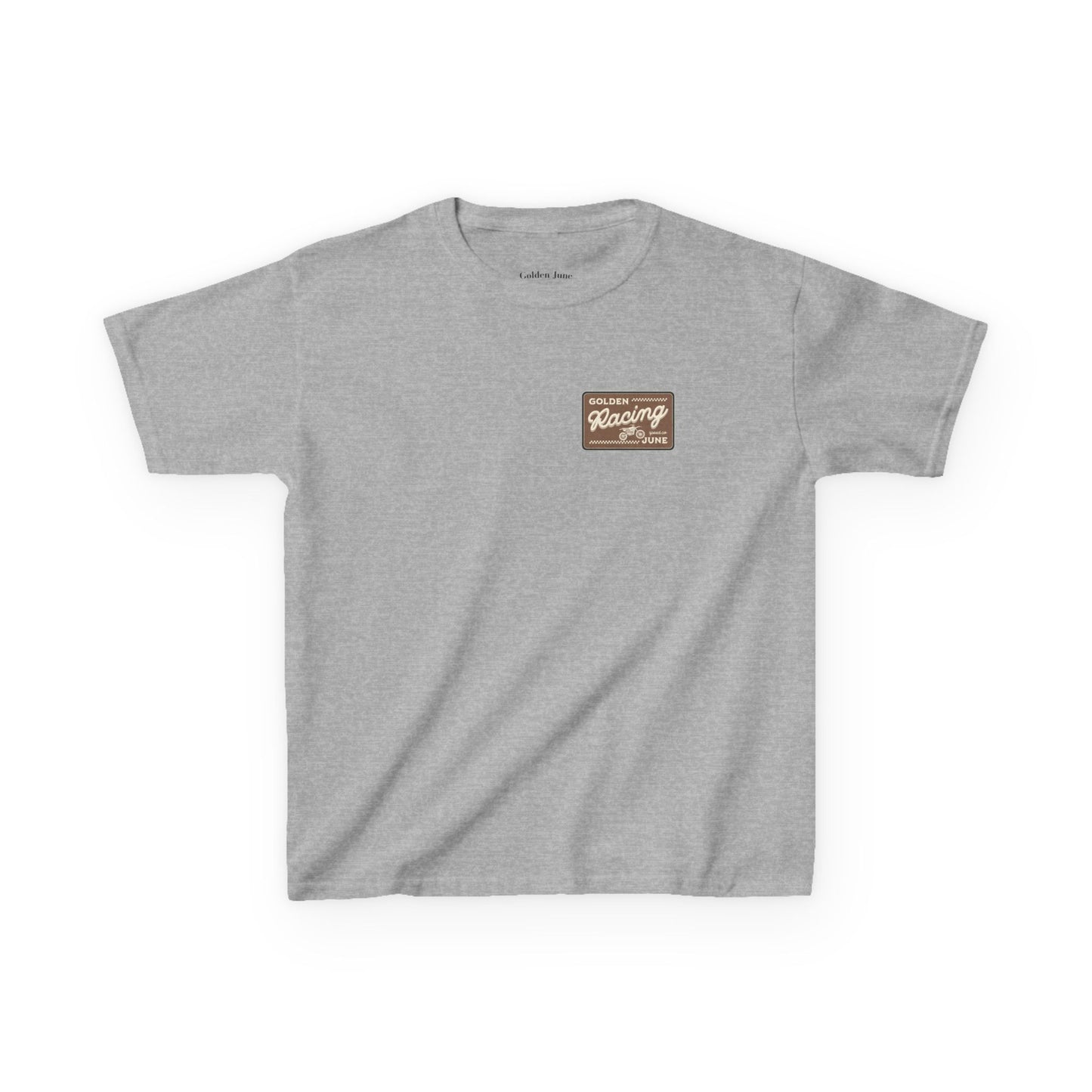Kids Vintage Racing Tee - Golden June Racing Speed Co Design